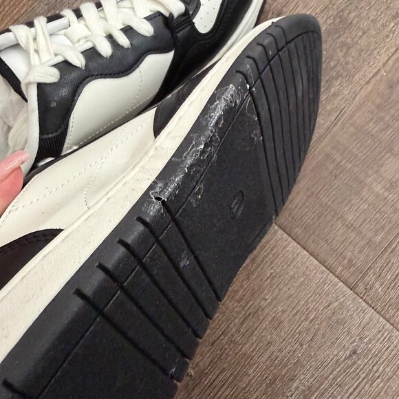 Women's Netty Fashion Sneakers with Memory Foam Insole - Wild Fable Black 11 - Picture 13 of 15